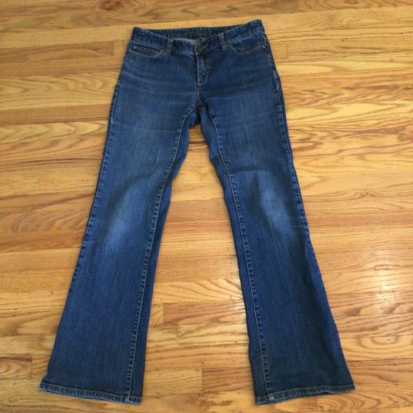 Michael Kors Women’s Jeans Sz 4 Wide Leg Cotton Medium Wash High Rise Pa… - Picture 3 of 14